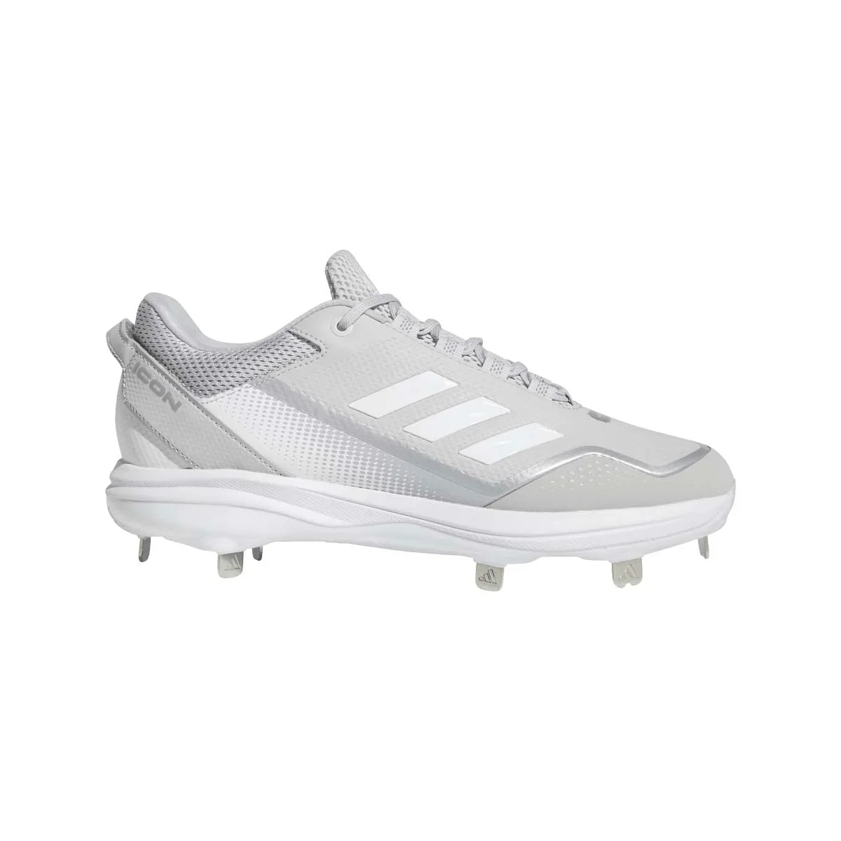 Adidas Icon 7 Metal Spikes de Beisbol Gris/Blanco