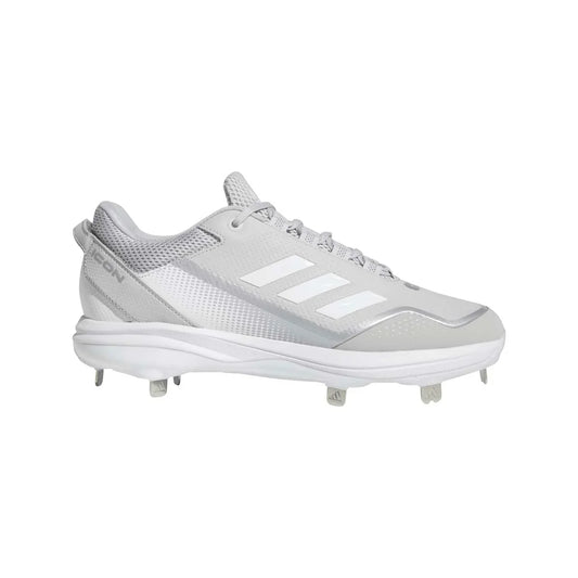 Adidas Icon 7 Metal Spikes de Beisbol Gris/Blanco